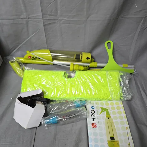 H20 E3 3-IN-1 NATURAL CLEANING SYSTEM – GREEN MOP & SPRAYER 