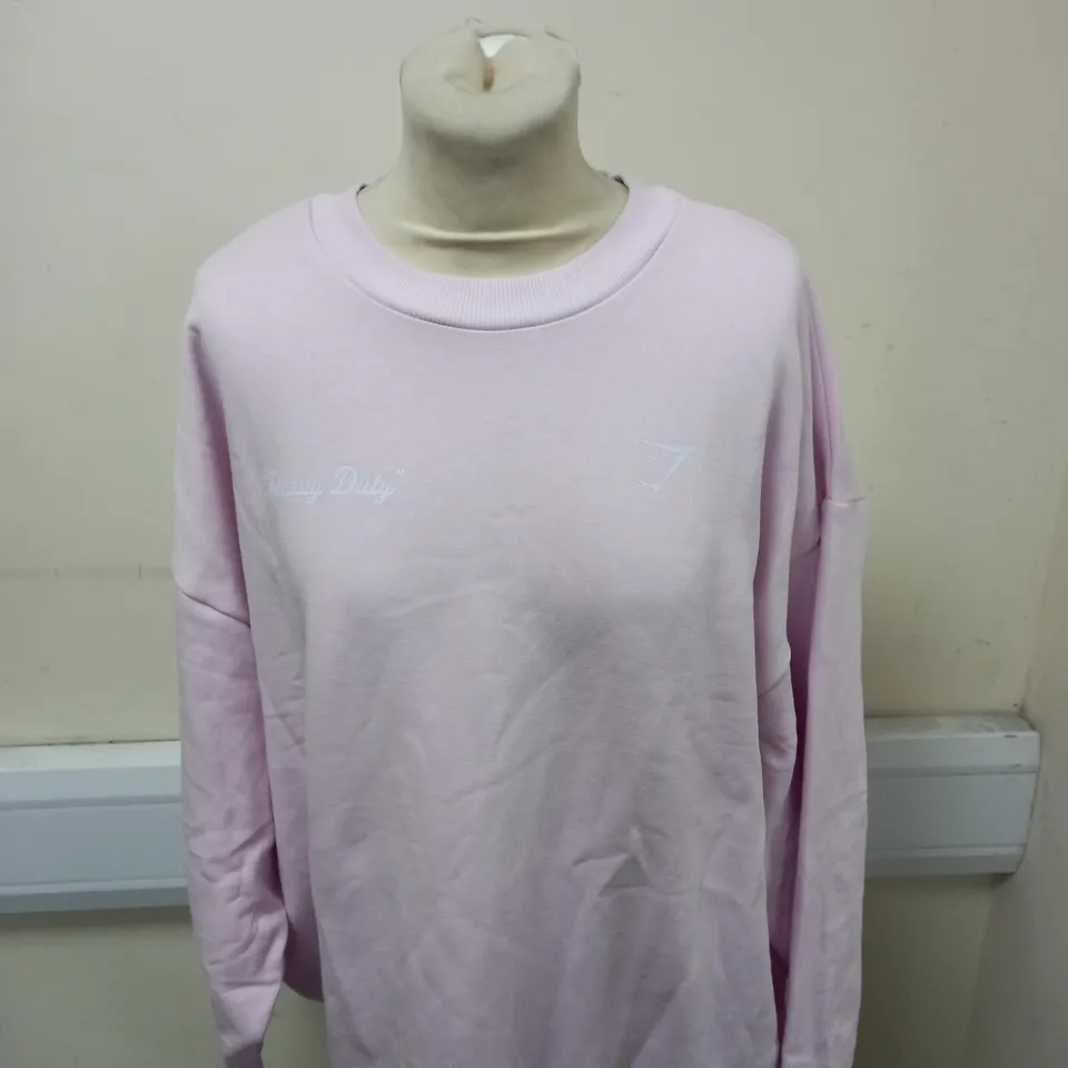 GYMSHARK HEAVY DUTY SWEATSHIRT SIZE L