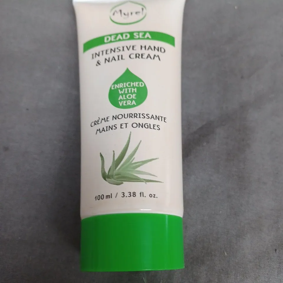 APPROXIMATELY 75 MYREL DEAD SEA HAND AND NAIL CREAM FOR DRY SKIN ENRICHED WITH ALOE VERA 100ML