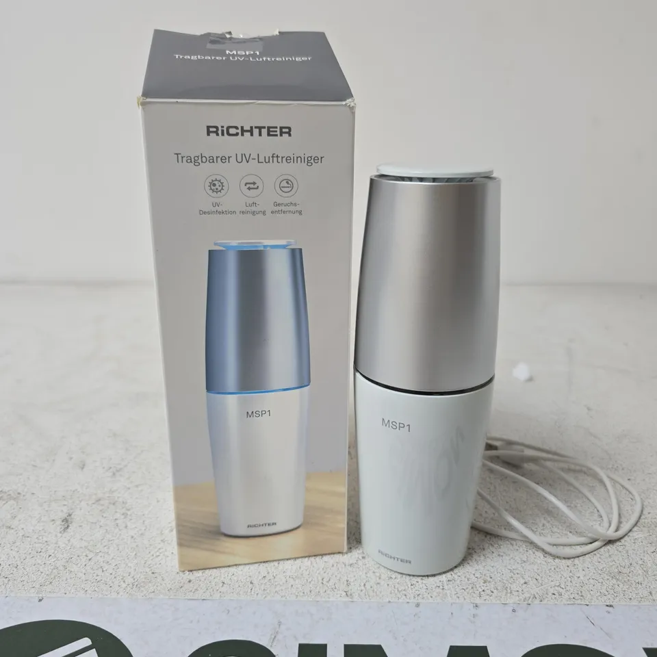 BOXED RICHTER MSP1 UV-C AIR PURIFIER