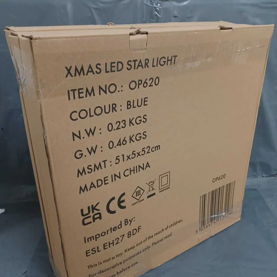 3 BOXED CHRISTMAS LED STAR LIGHT 