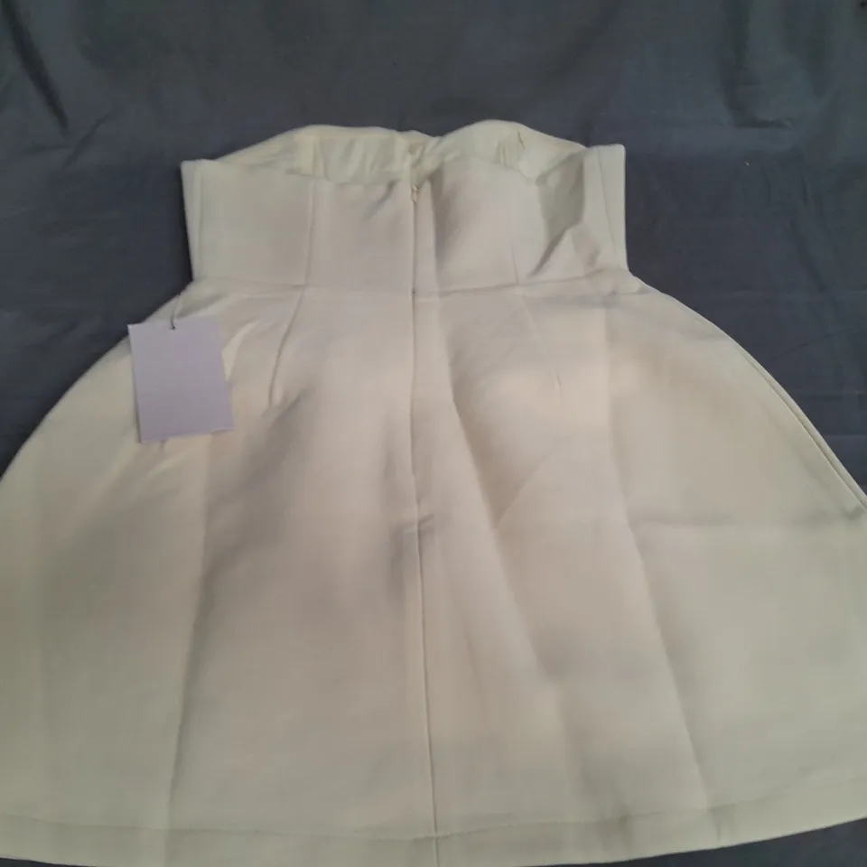 ODDMUSE STRAPLESS DRESS IN LEMON - S