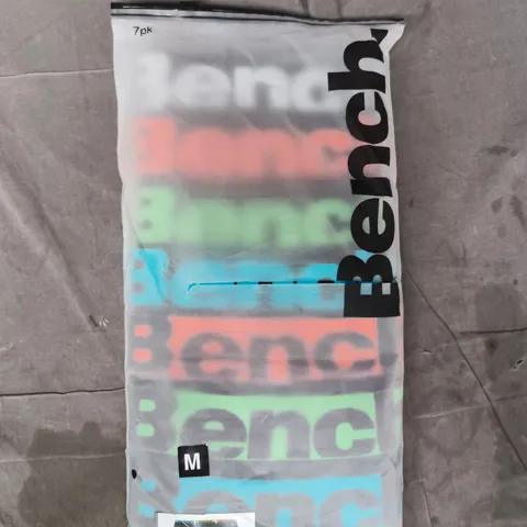 BENCH 7-PACK BOXER SHORTS IN MULTIPLE COLOURS SIZE MEDIUM