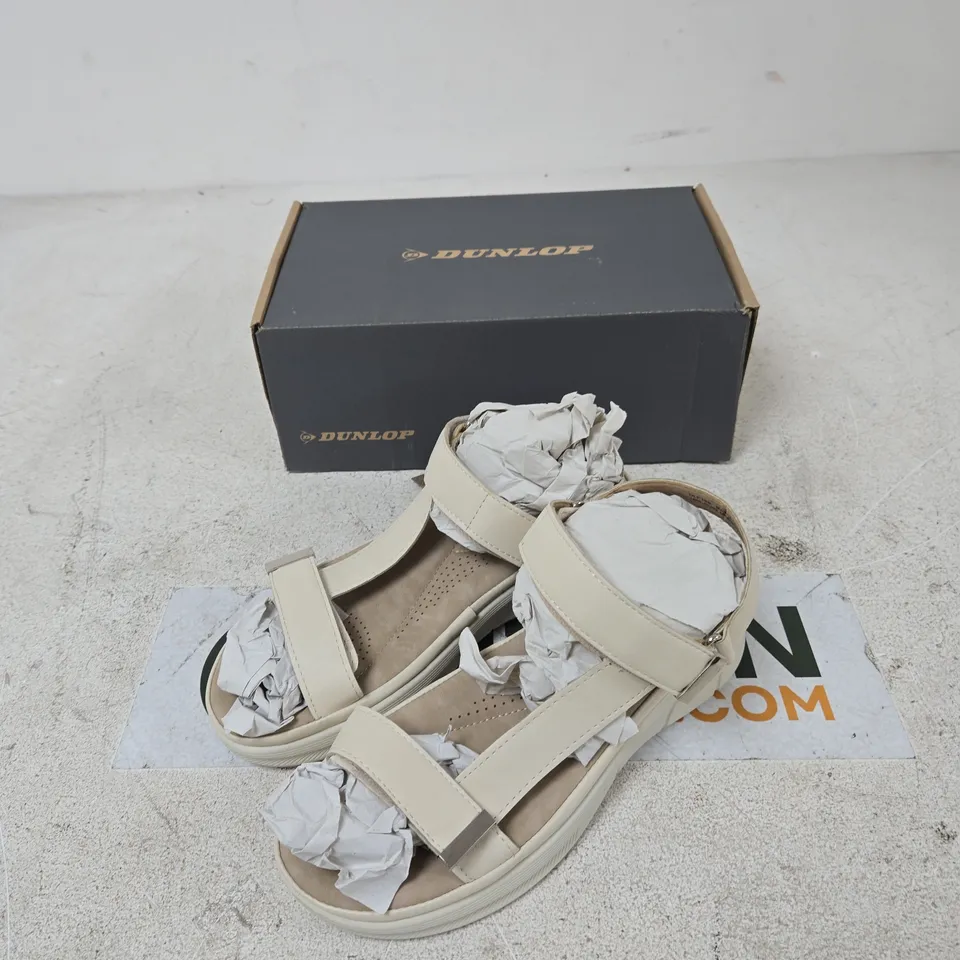 DUNLOP SERAFINA SANDALS BONE WHITE – UK 8