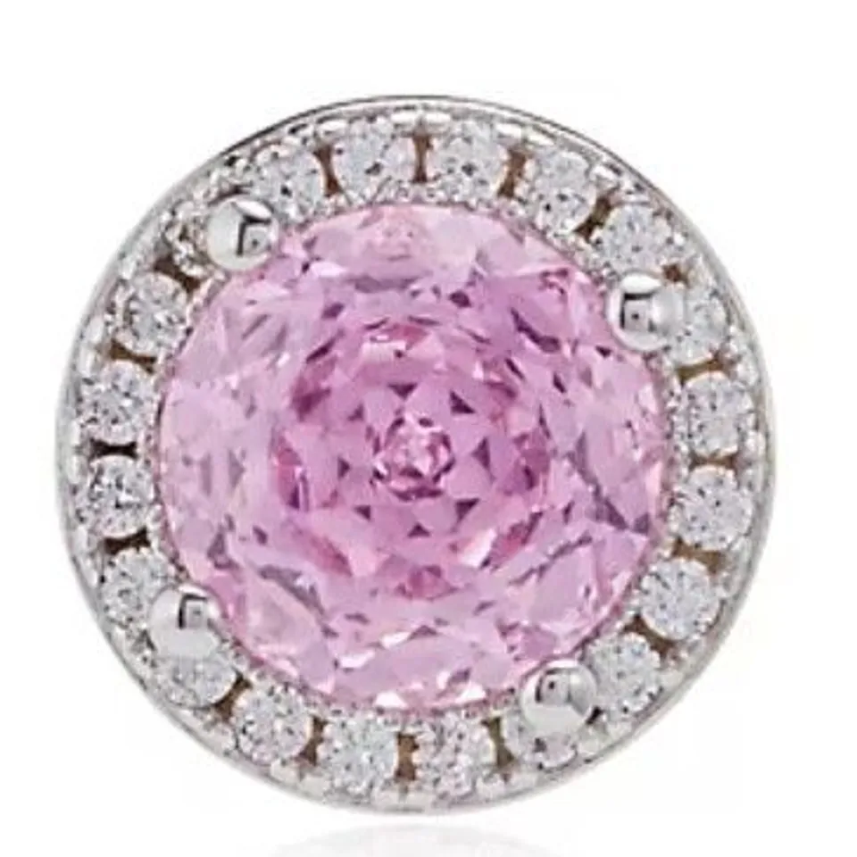 DIAMONIQUE 2.16CT TW ROSE CUT SIMULATED GEMSTONE STUD EARRINGS STERLING SILVER