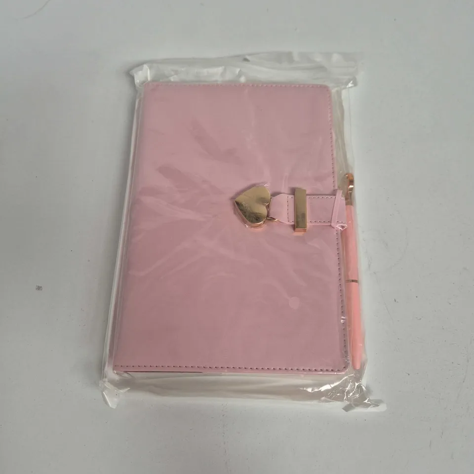APPROXIMATELY 20 ASSORTED A5 HEART LOCK JOURNALS - COLLECTION ONLY