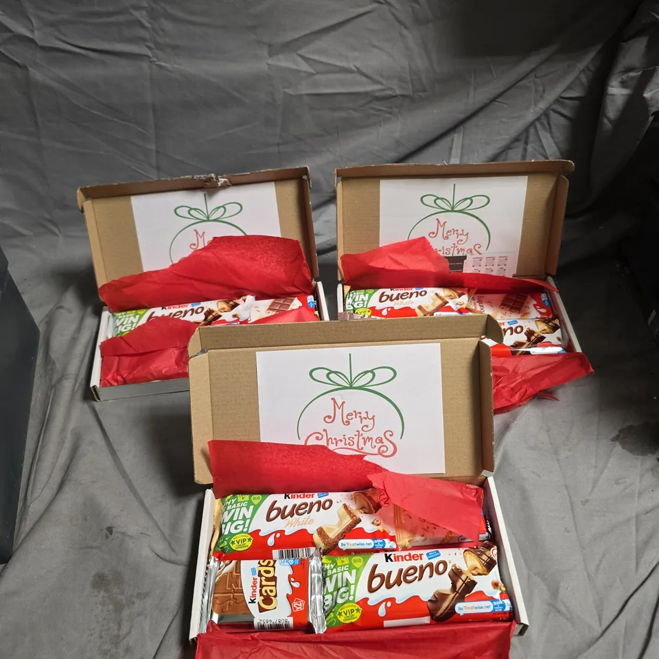 KINDER BUENO CHRISTMAS GIFT BOXES – SET OF 3