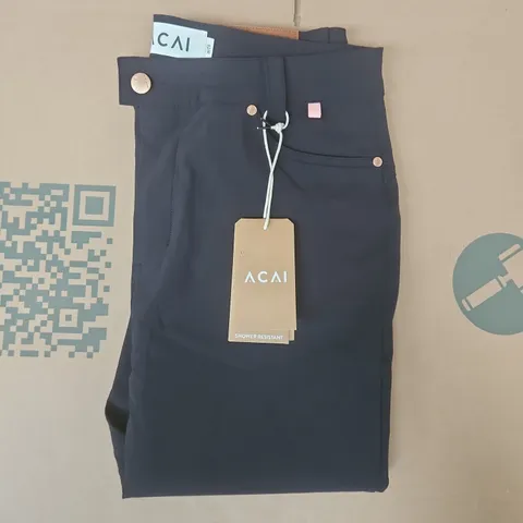 ACAI MAX STRETCH SKINNY OUTDOOR TROUSERS IN BLACK SIZE UK 14