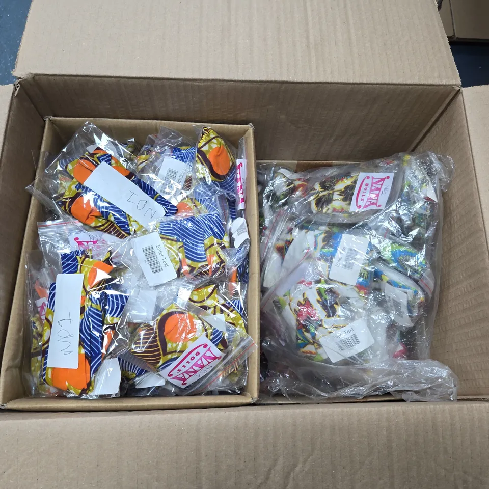 BOX OF APPROXIMATELY 50 PACKS OF NANA DOLL'S DOLL CLOTHING