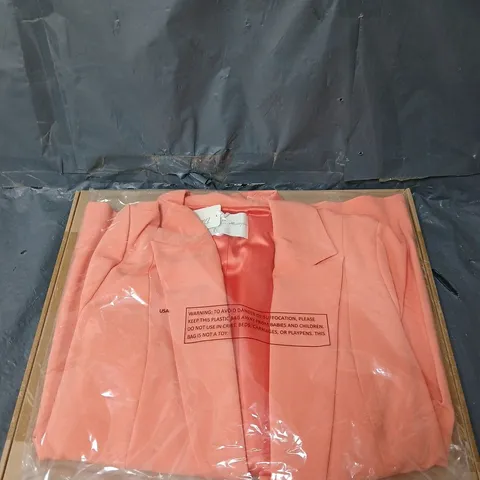 BOX OF 10 DANII MINOGUE BLAZER JACKETS IN ORANGE SIZE 16