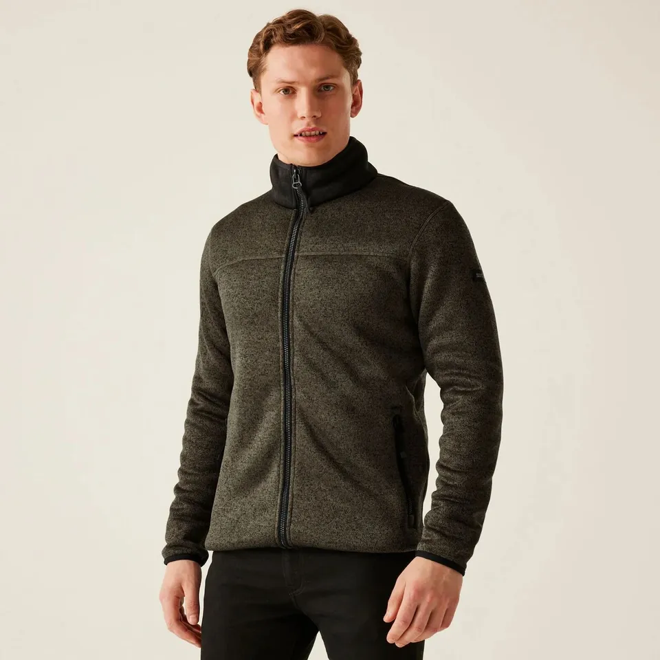 BRAND NEW REGATTA MEN'S BRANLEIGH FULL ZIP FLEECE JACKET IN CROCODILE - UK XL