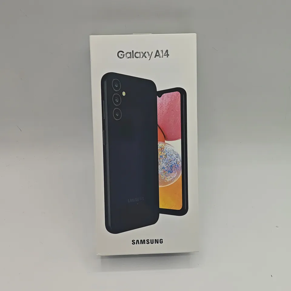 BOXED SAMSUNG GALAXY A14 4/128GB IN BLACK - SM-A145P