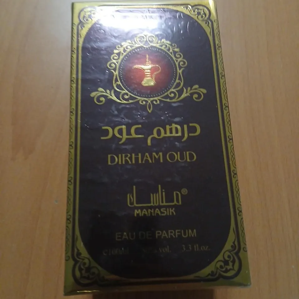 BOXED AND SEALED DIRHAM OUD MANASIK EAU DE PARFUM 100ML