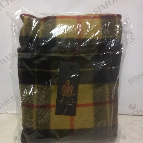 GREAT SCOT TARTAN BLANKET IN GREEN - SIZE UNSPECIFIED