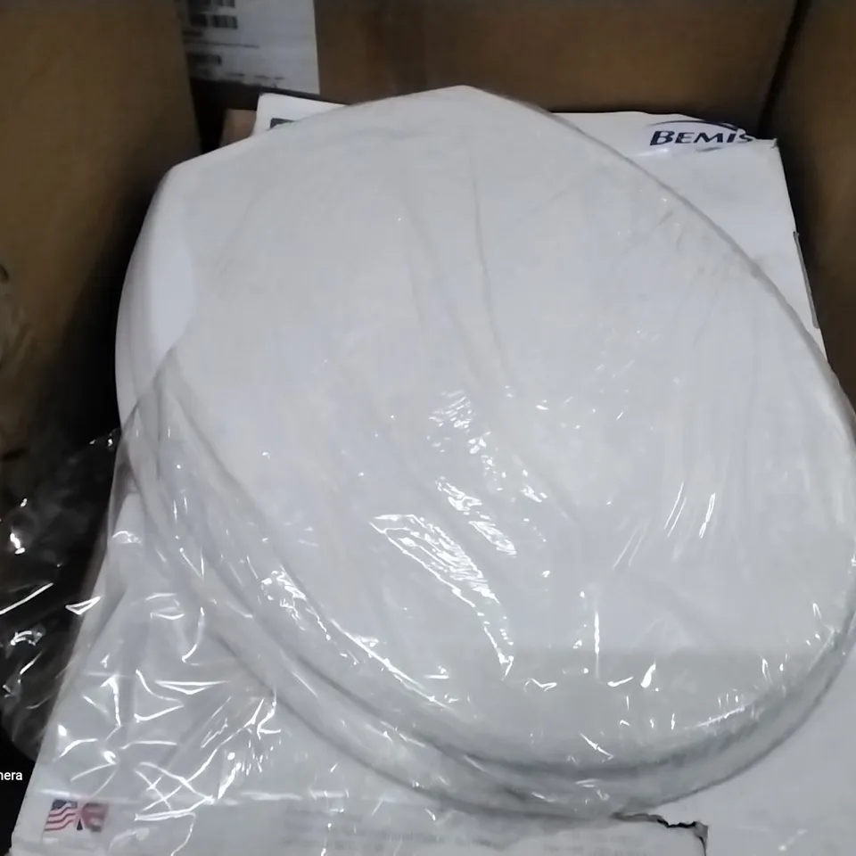 11 ASSORTED TOILET SEATS WITH COVERS
