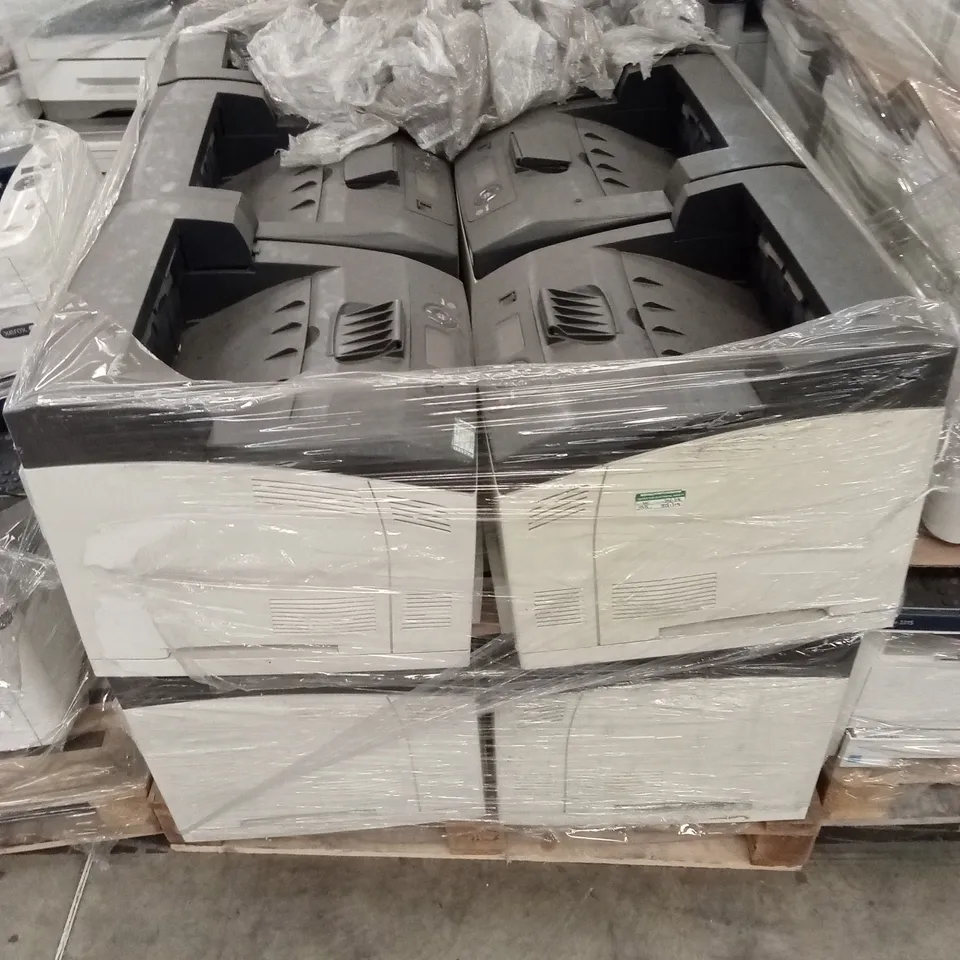 PALLET TO CONTAIN A LARGE ASSORTMENT OF XEROX PRINTERS