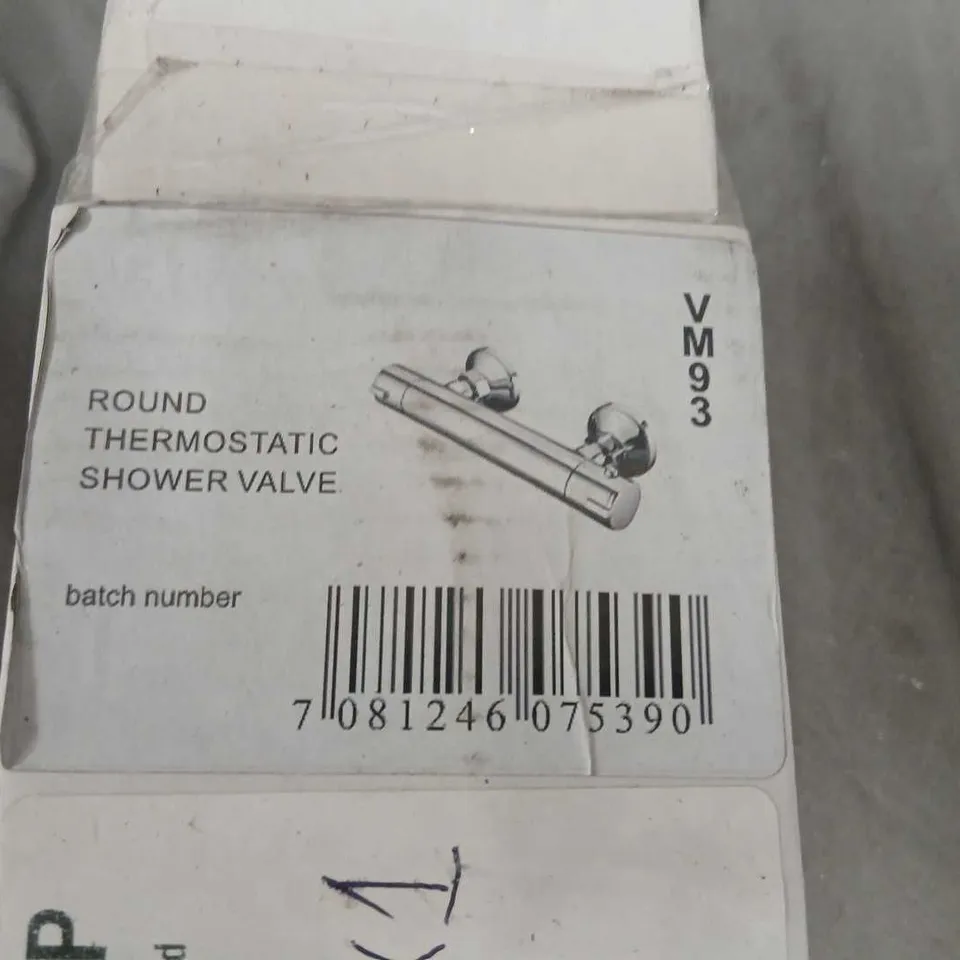 VM93 ROUND THERMOSTATIC SHOWER VALVE – CHROME