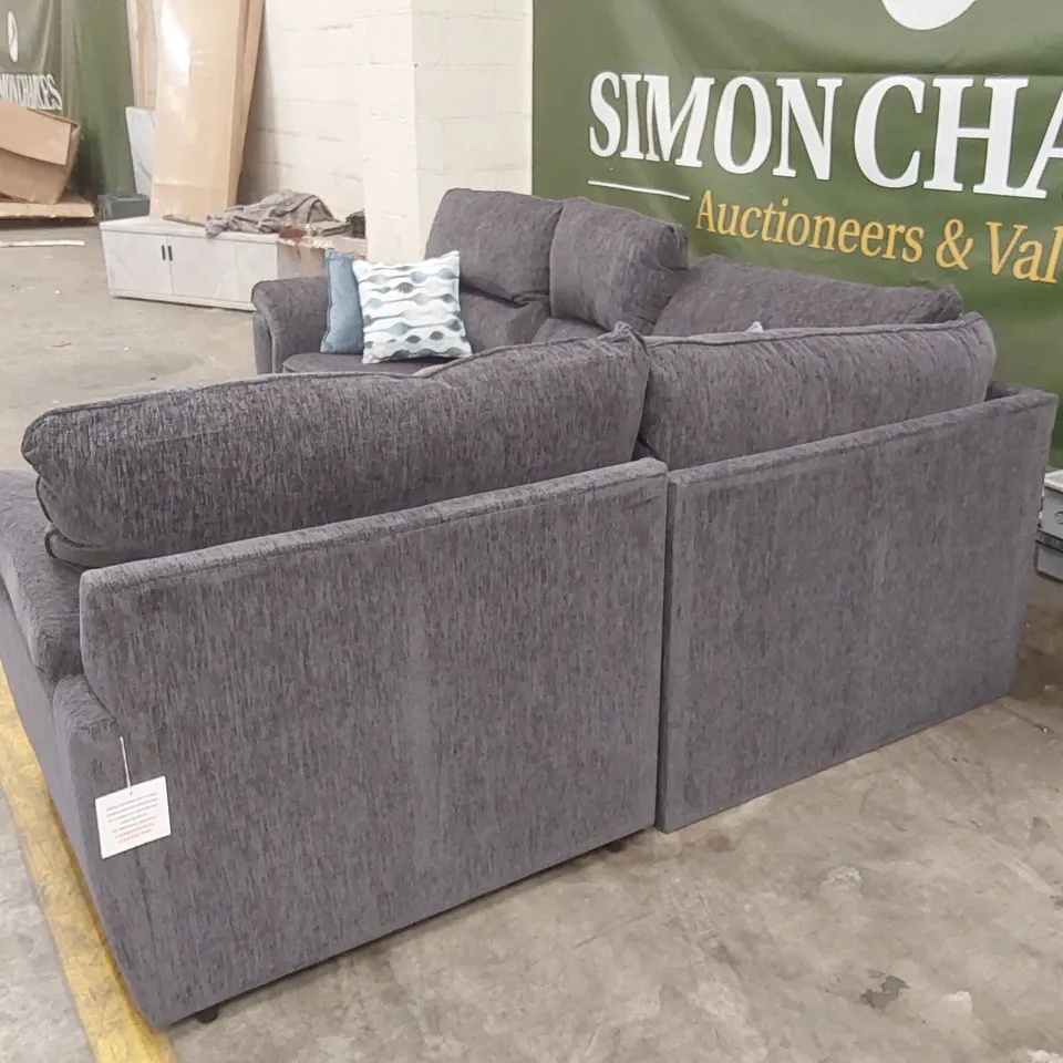 PADSTOW FABRIC DOUBLE ARM CORNER GROUP SOFA RRP £2799