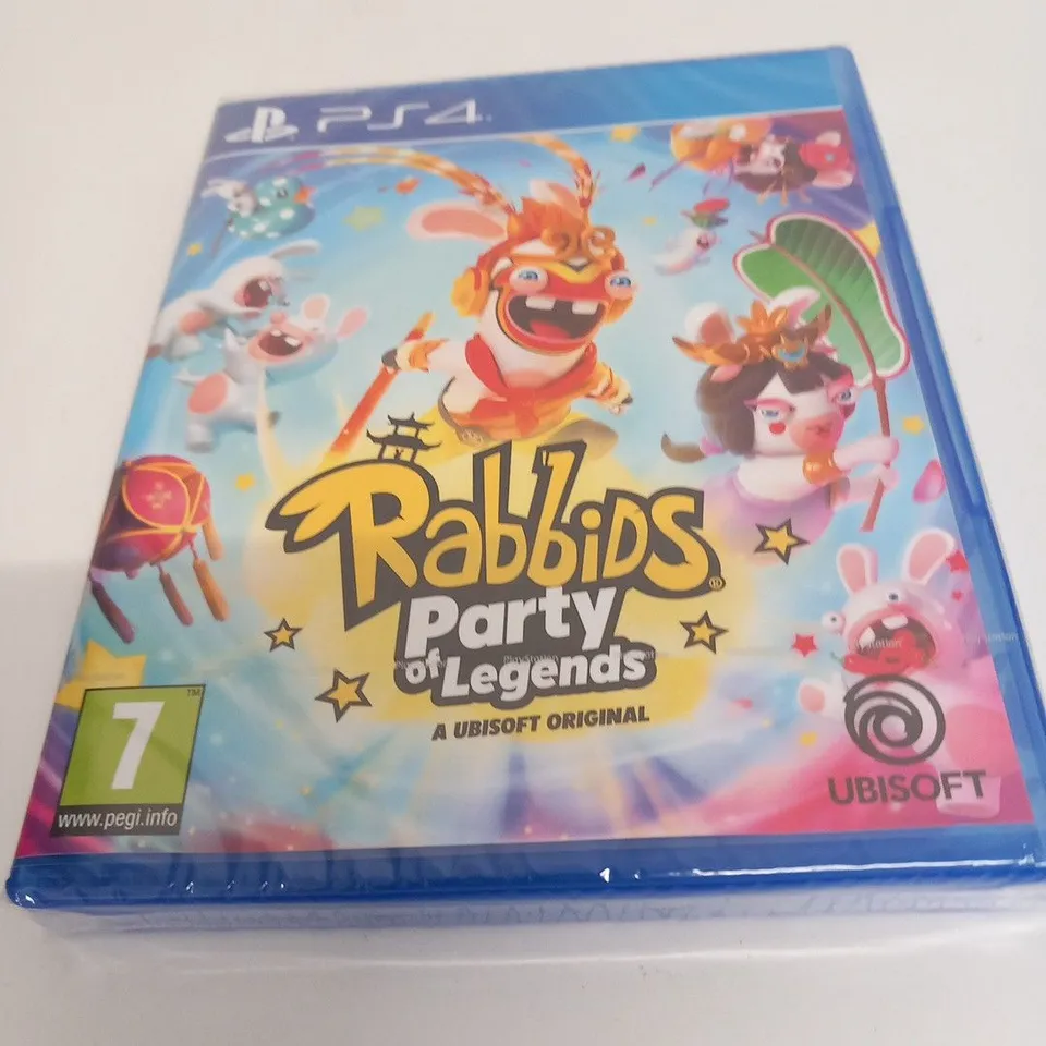 BOXED AND SEALED PLAYSTATION 4 RABBIDS PARTY OF LEGENDS 