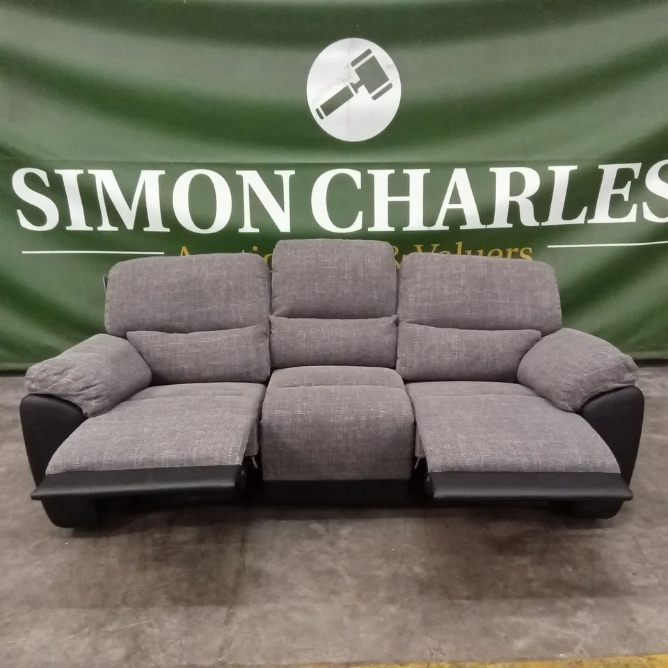 SANTORI 3 SEATER HIGH BACK RECLINER SOFA RRP £849
