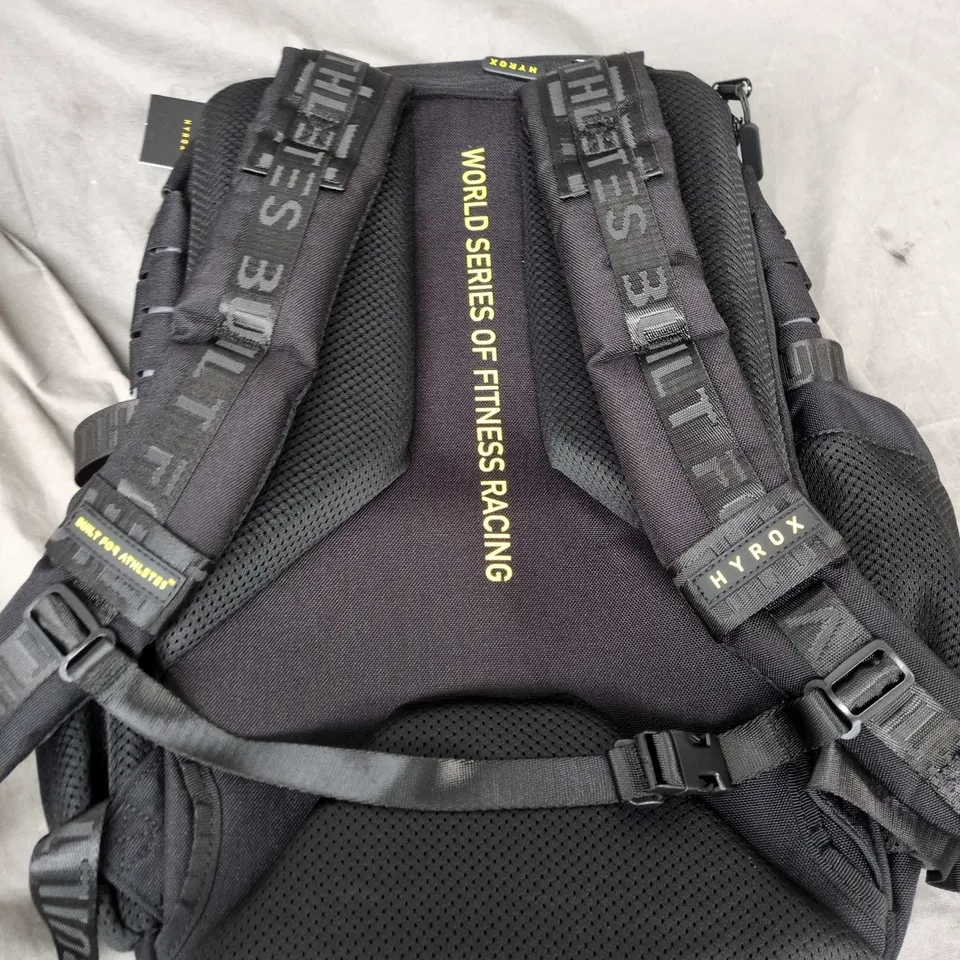 HYROX BACKPACK – BUILT FOR ATHLETES, WORLD SERIES OF FITNESS RACING