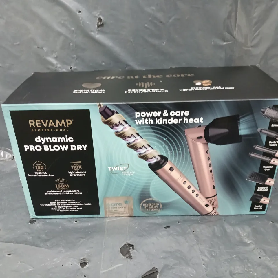 REVAMP DYNAMIC RADIANCE PRO BLOW DRY 7 IN 1 IONIC AIRSTYLER