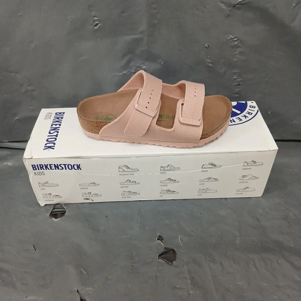 BOXED PAIR OF BIRKENSTOCK ARIZONA RIVET LOGO CHILDRENS SANDALS - KIDS 11 