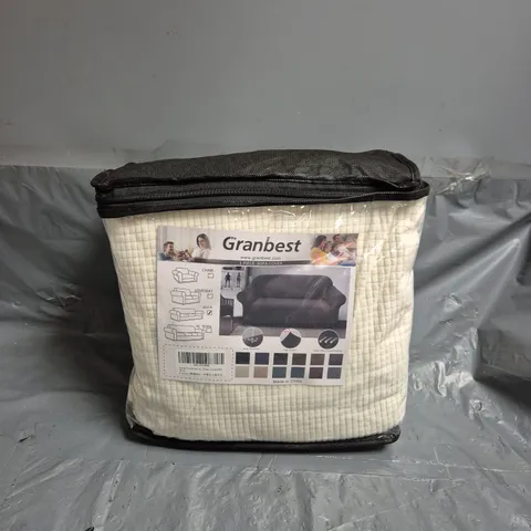 GRANBEST 1-PIECE SOFA COVER IN BLACK