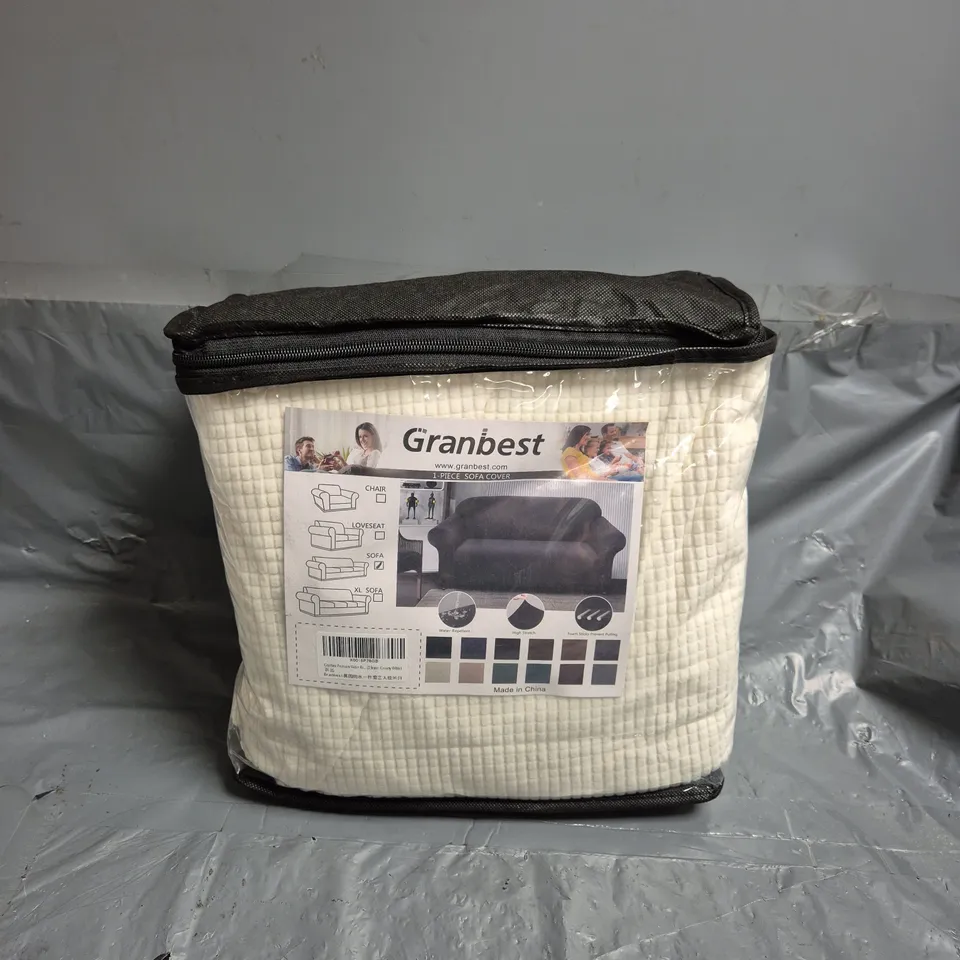 GRANBEST 1-PIECE SOFA COVER IN BLACK