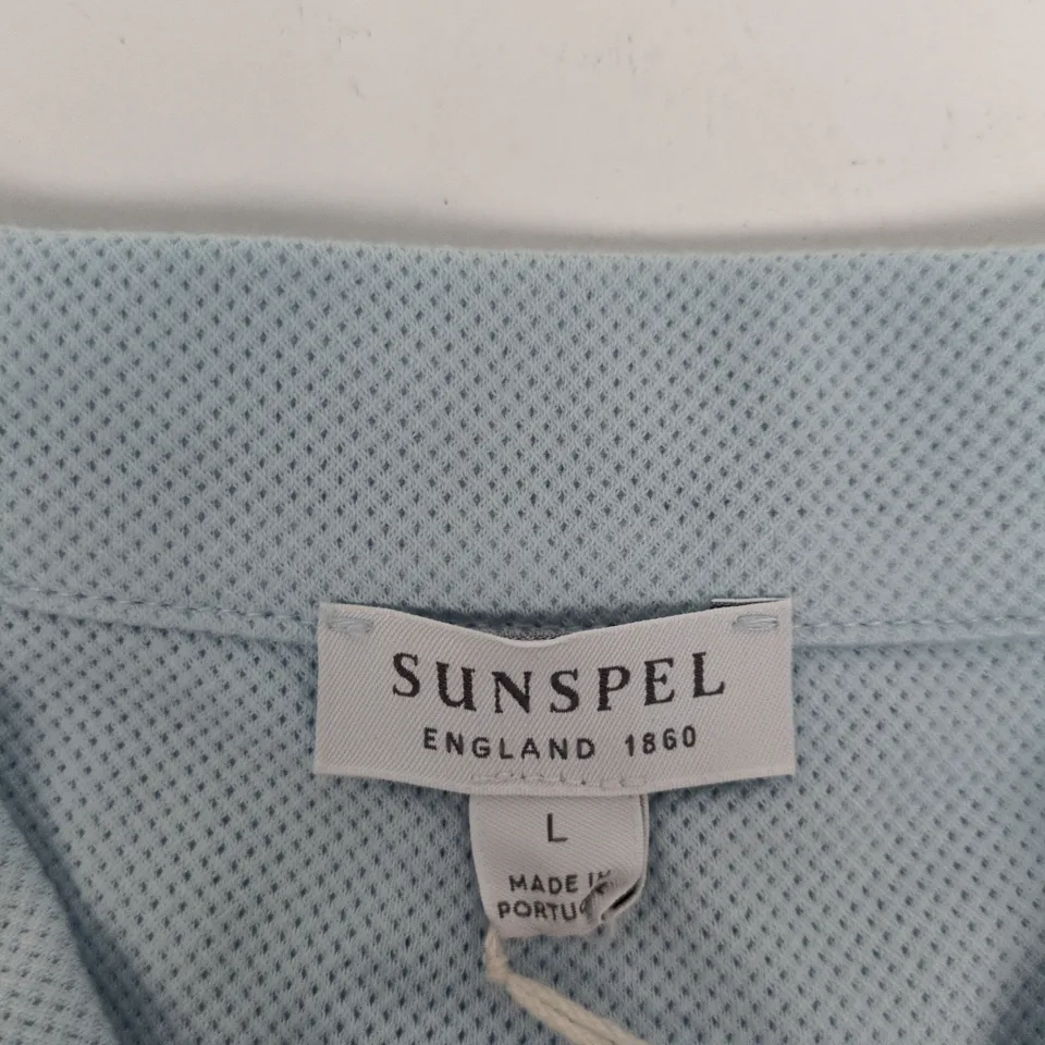 SUNSPEL LIGHT BLUE POLO SHIRT – MEN'S, SIZE L