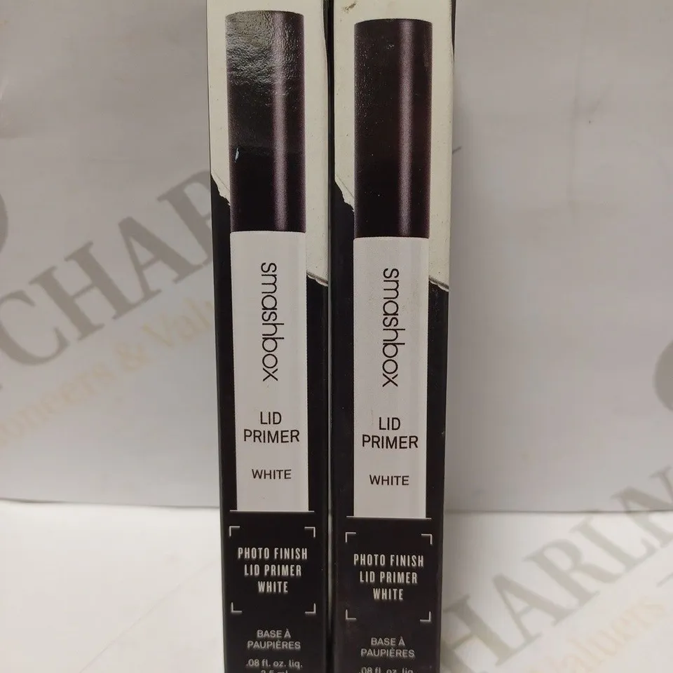 LOT OF 2 SMASHBOX PHOTO FINISH LID PRIMERS - WHITE