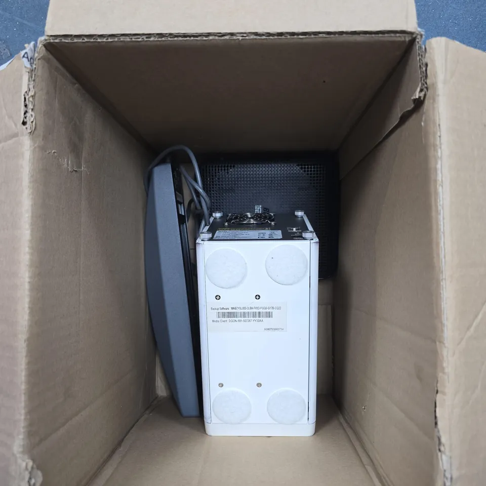 APPROXIMATELY 3 ITEMS INCLUDING ZYXEL NSA-220 TWO-BAY NETWORK ATTACHED STORAGE (NAS) DEVICE AND HP SCANJET