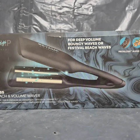 BOXED REVAMP PROGLOSS 2 IN 1 BEACH AND VOLUME WAVER WV-3000