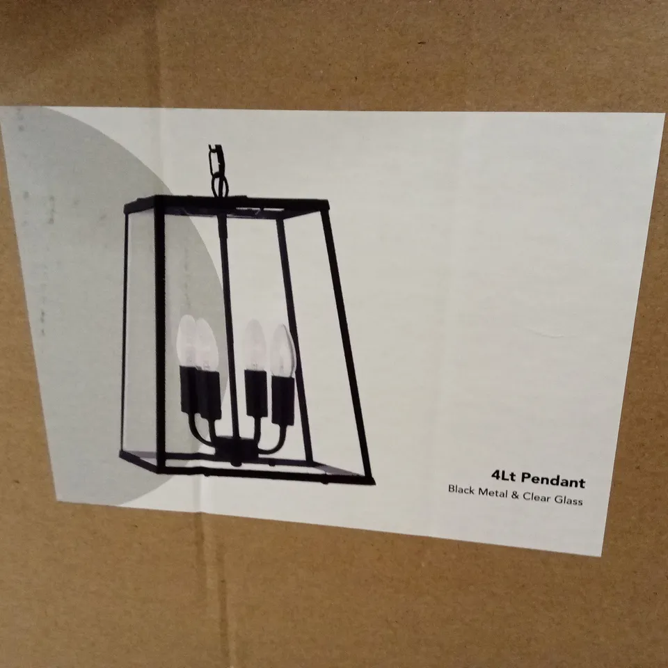 BOXED ASCENCIO 4-LIGHT PENDANT 