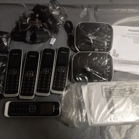 LOT OF PANASONIC DIGITAL CORDLESS HOME PHONES AND ACCESSORIES