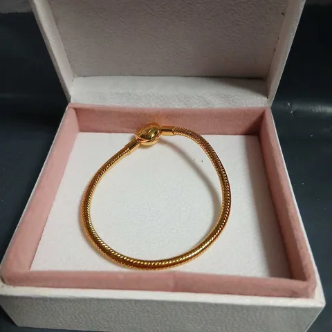 PANDORA GOLD-TONE BRACELET IN PRESENTATION BOX