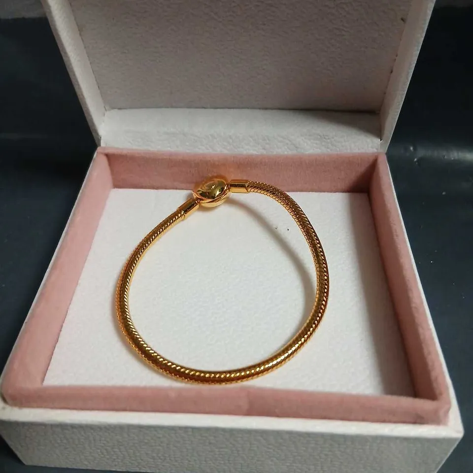 PANDORA GOLD-TONE BRACELET IN PRESENTATION BOX