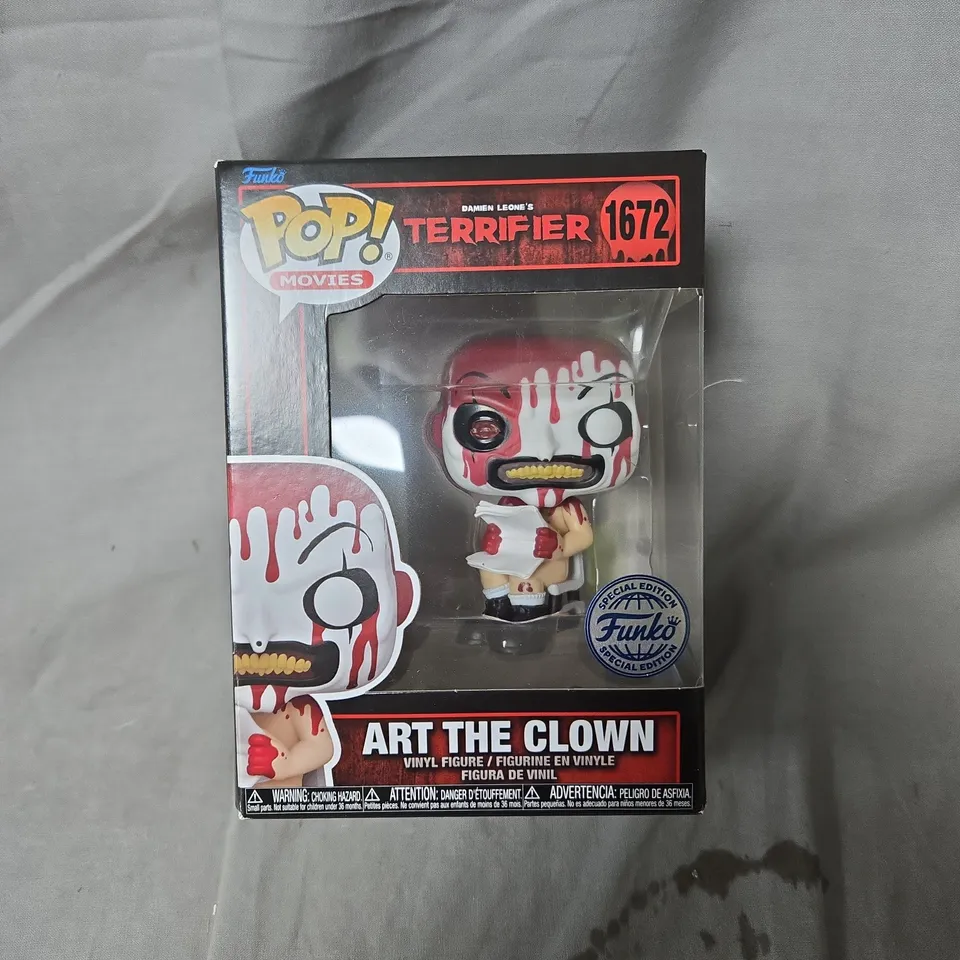 FUNKO POP! MOVIES: ART THE CLOWN (TERRIFIER 1672) – SPECIAL EDITION VINYL FIGURE
