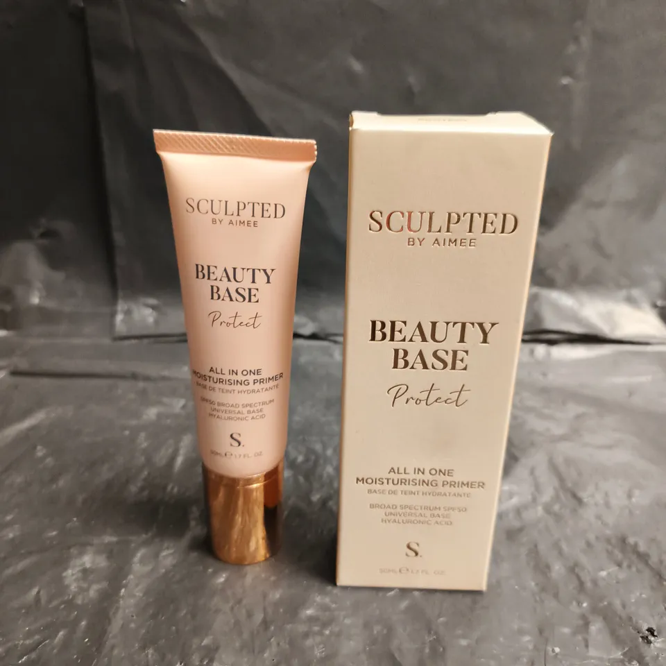 BOXED SCULPTED BY AIMEE BEAUTY BASE PROTECT – ALL-IN-ONE MOISTURISING PRIMER 50ML