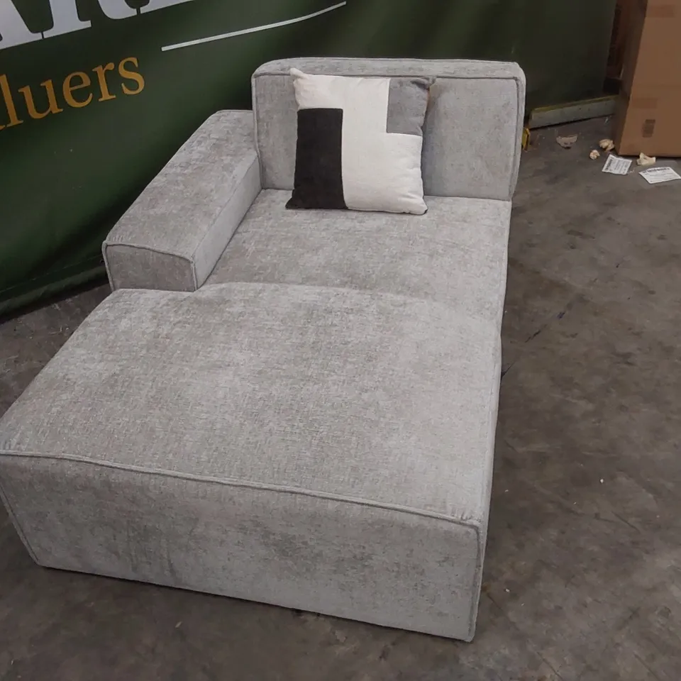 BRAND NEW FURNISH365 LIGHT GREY LEFT ROYAL CHAIR