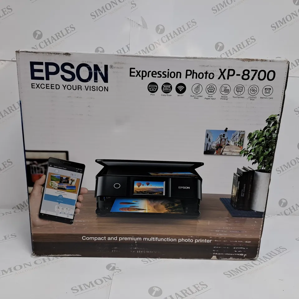 BOXED EPSON EXPRESSIOB PHOTO XP-8700 PHOTO PRINTER 