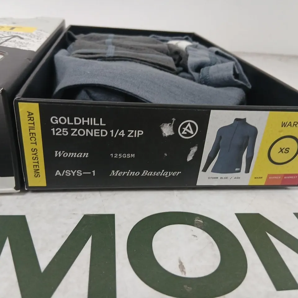ARTILECT SYSTEMS A/SYS-1 MERINO BASELAYER GOLDHILL 125 GSM 1/4 ZIP – WOMEN'S XS