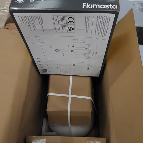 BOXED CAVALLY RIMLESS BACK TO WALL TOILET WITH CONCEALED CISTERN