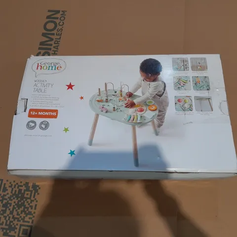 BOXE GEORGE HOME WOODEN ACTIIVTY TABLE 12+ MONTHS