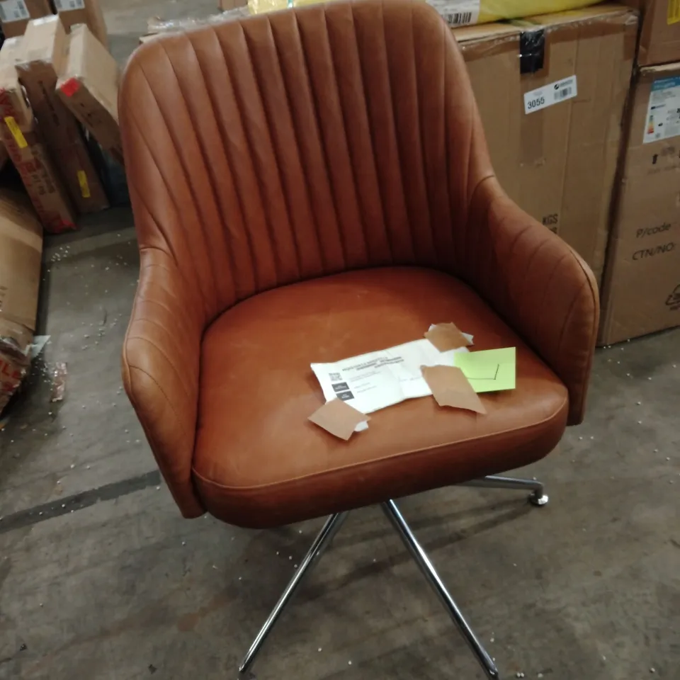 YORKVILLE DESK CHAIR – UPHOLSTERY COLOUR BROWN