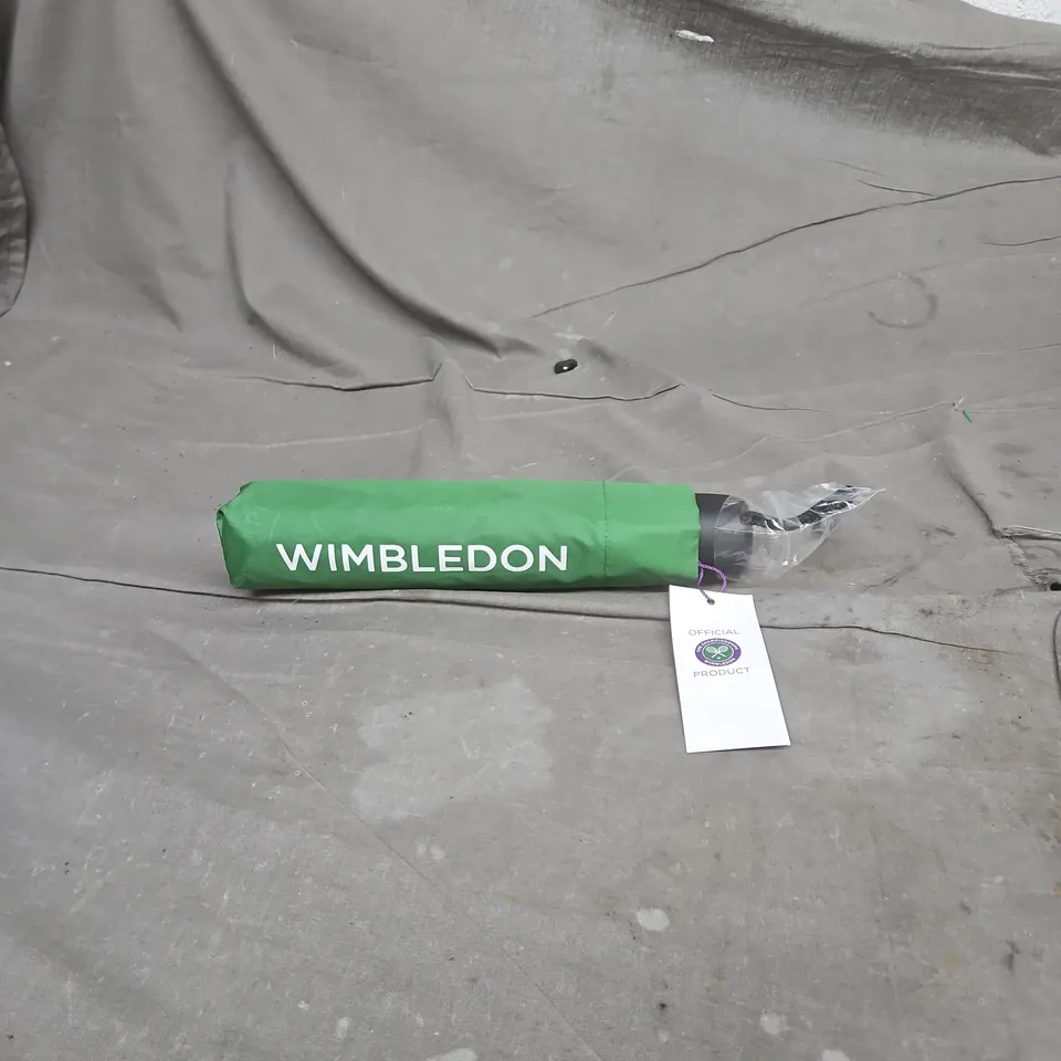 WIMBLEDON OFFICIAL PRODUCT TELESCOPIC UMBRELLA WITH TAGS