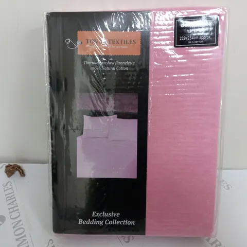 TONYS TEXTILES DOUBLE SIZE SHEET - PINK