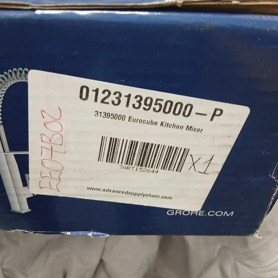 GROHE EUROCUBE KITCHEN MIXER TAP – BOXED