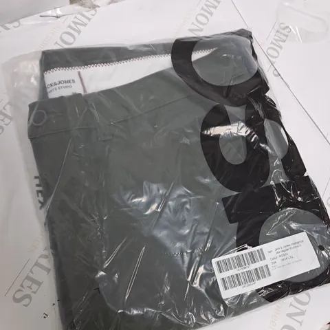 PACKAGED JACK&JONES REGULAR FIT CHINOS W32 L32 - GREEN