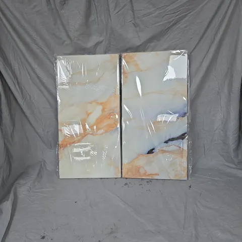 APPROXIMATELY 40 ASSORTED LARGE PANEL WALL ART PANELS